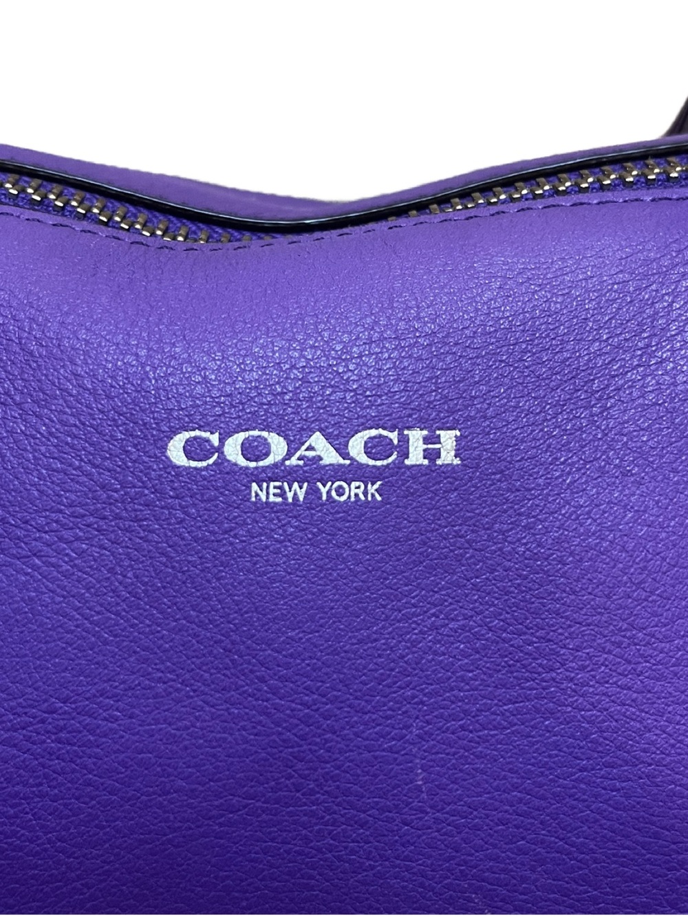 🪻SOLD🪻 Coach Legacy Molly East West Purple Satchel - Picture 5 of 16